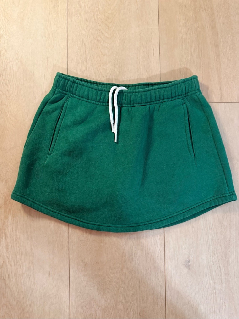 Offline Green Drawstring Athletic Skirt
